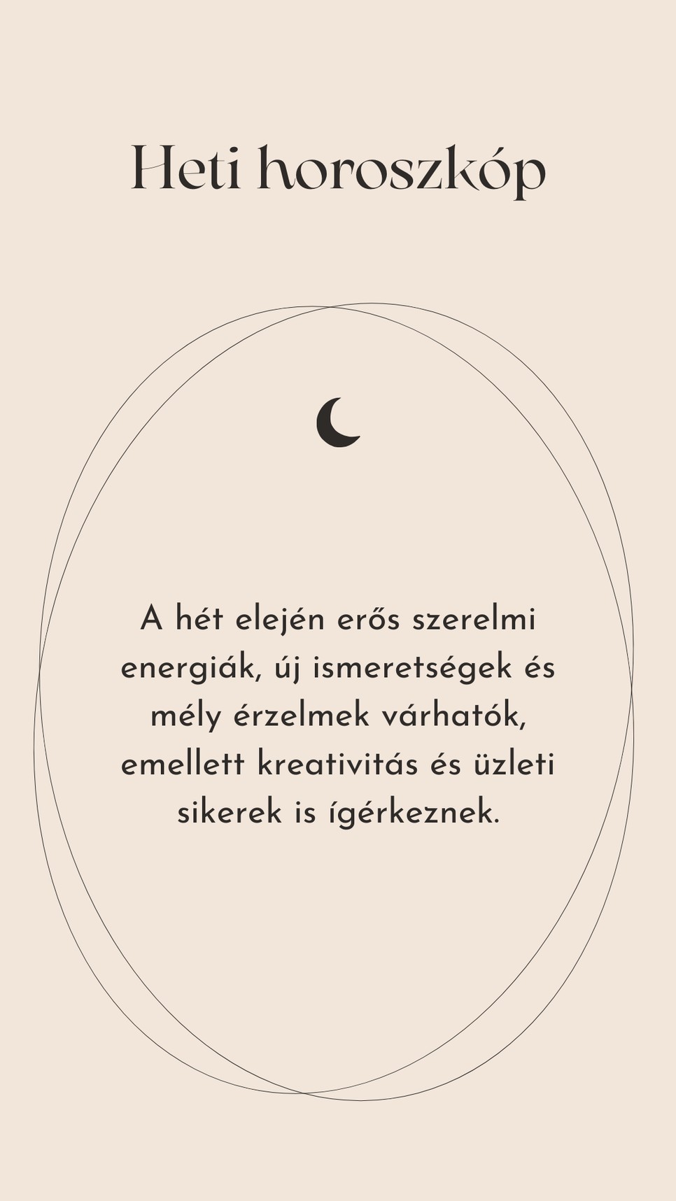 A heti horoszkóp jövendölése