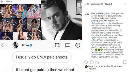 Szexuális visszaélés: most a Victoria´s Secret fotósa bukott le