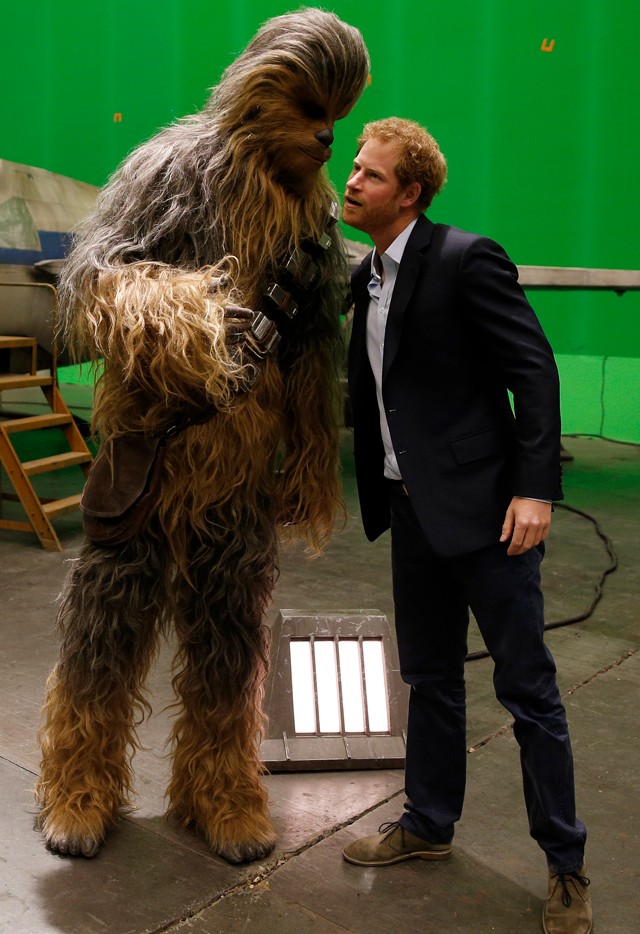 Harry herceg a Csillagok háborúja forgatásán