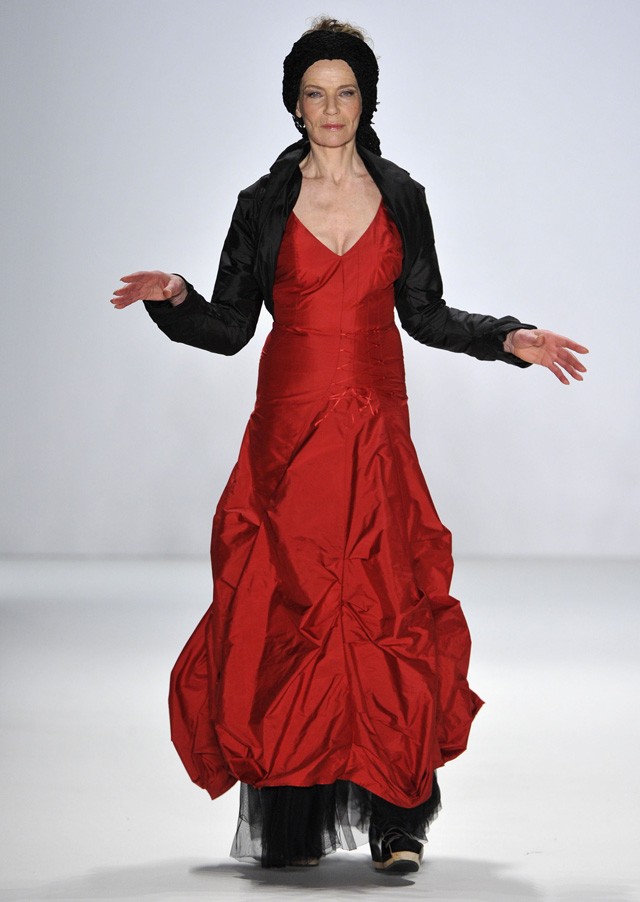 Veruschka 2012-ben a kifutón