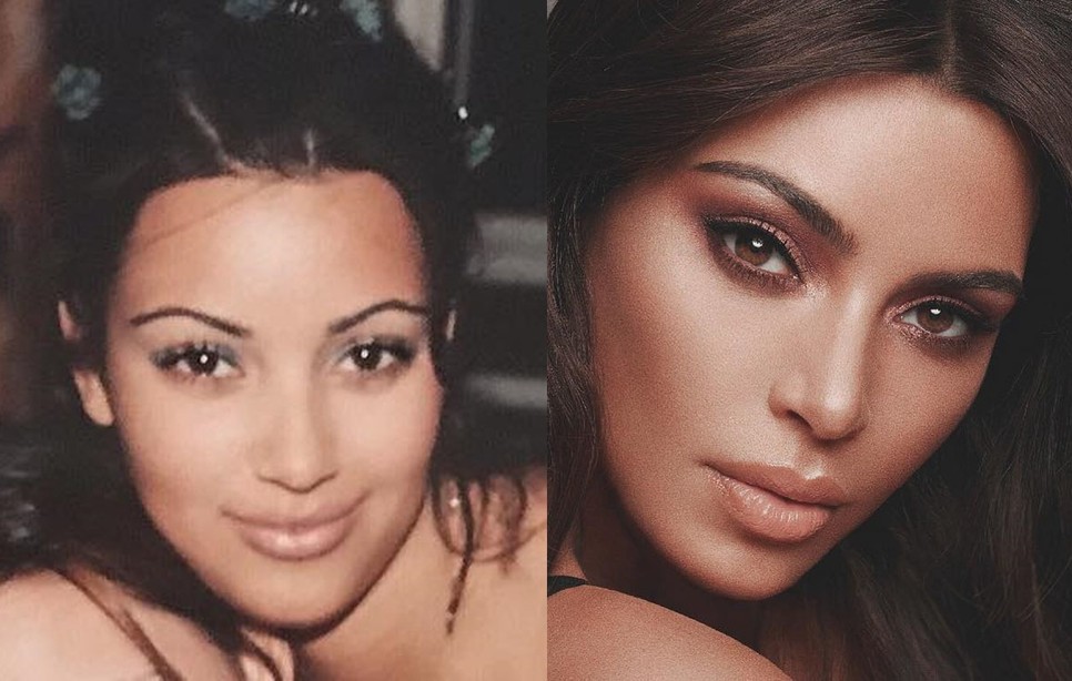 Kim Kardashian 1997-ben és 2018-ban