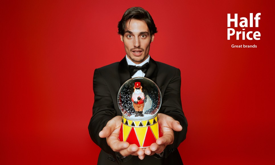 Márkás ajándékok. Kivételes árak. Ez a HalfPrice új, karácsonyi kampánya!