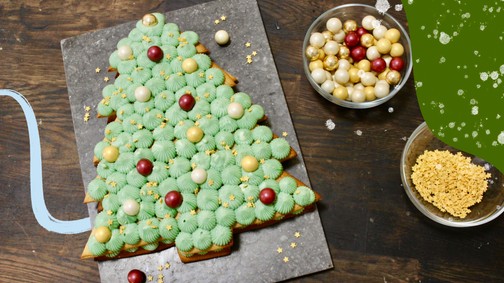 Hihetetlenül egyszerű és nagyon mutatós karácsonyi süti