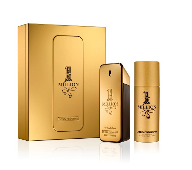1 Million szett PACO RABANNE 22500 Ft. Tartalma: 1Million edt 100ml Deo 150ml