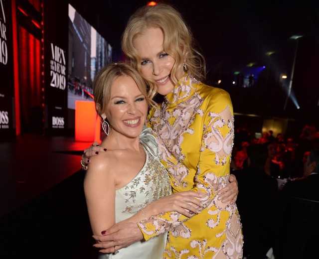 Nicole Kidman és Kylie Minogue találkozása