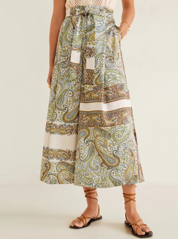 Cseppmintás culotte nadrág MANGO OUTLET 13 995 Ft helyett 4995 Ft 