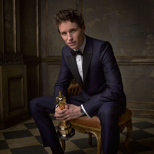 Eddie Redmayne, a legjobb színész díj nyertese