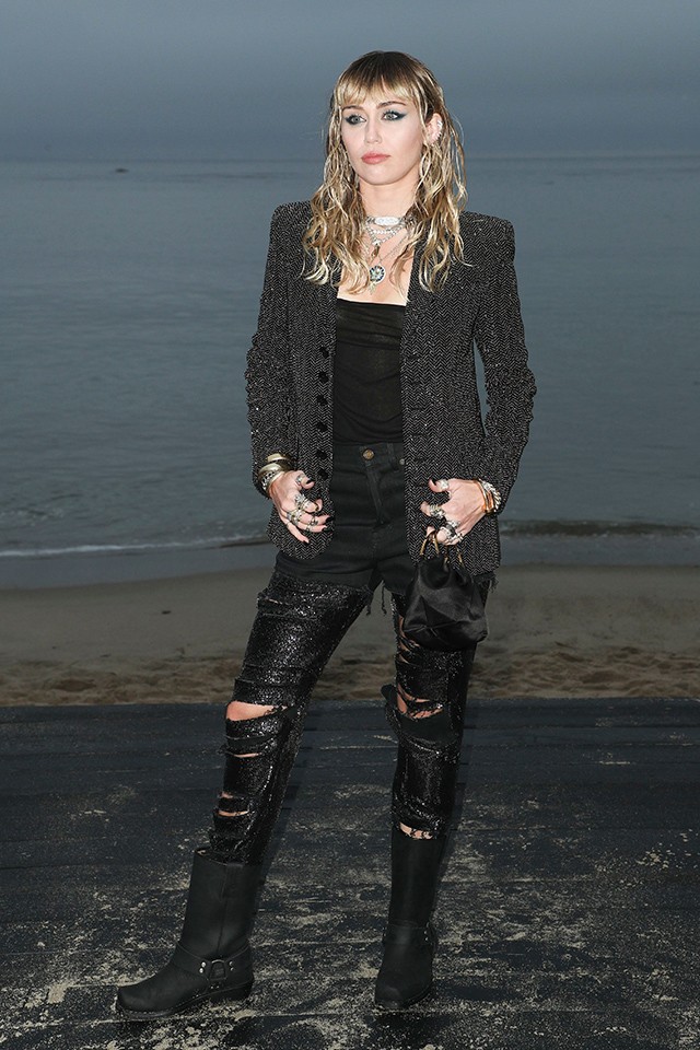 Miley Cyrus Saint Laurent