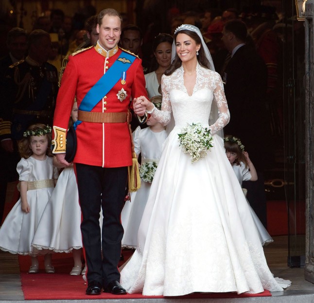 kate middleton, esküvő