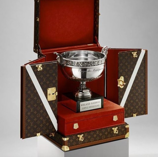 A Roland Garroson Louis Vuittonban utaznak a kupák