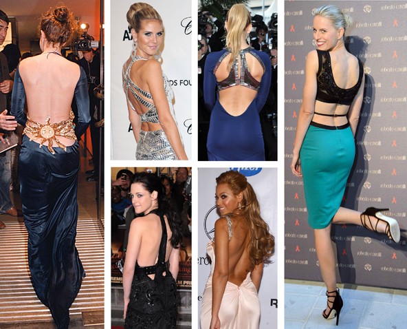 A Cavalli darabok nem csak elölről mutatnak jól, mert a tervező szerint fontos, hogy a nők háttal állva is hódítóak legyenek. Szerintünk ezek a rafinált hátmegoldások elérik a céljukat.