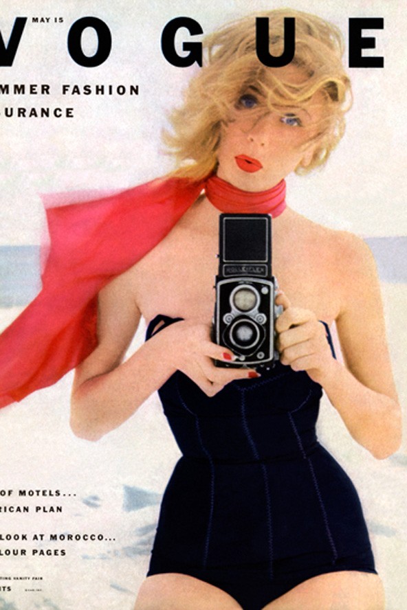 A Vogue 1952-es májusi számának címlapján.