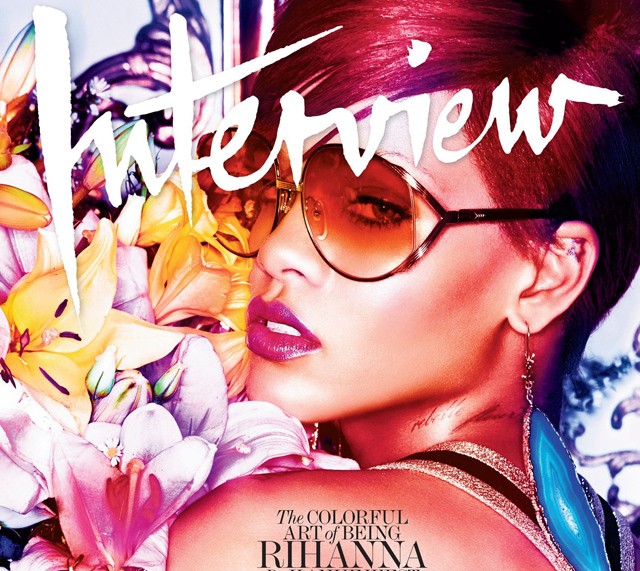 Rihanna az Interview magazin címlapján