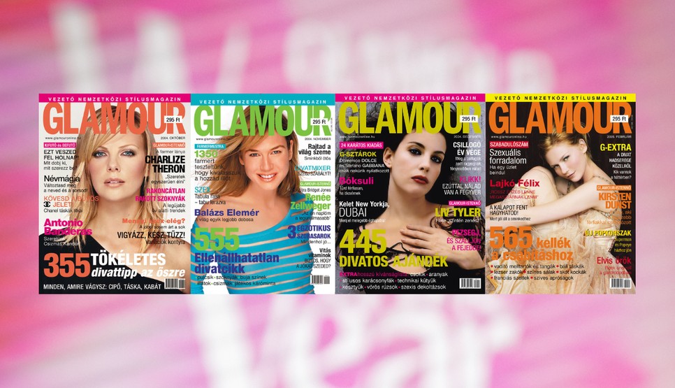2004 őszén jelent meg az első magyar GLAMOUR magazin