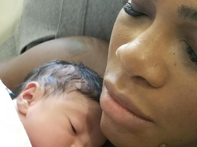 Serena Williams megmutatta végre a kisbabáját!