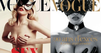 Claudia Schiffer a glamúros Vogue címlapján