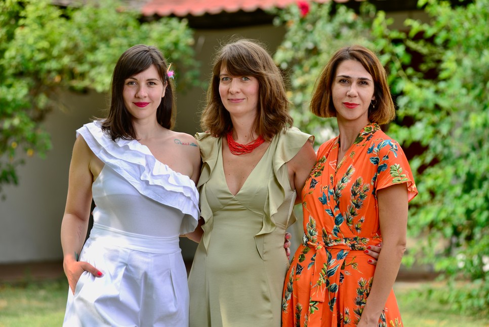 A Lakásbutik menedzsmentje: Dobozy Rózsa, Valkó-Juhász Zsófia, Heuthaler Orsolya