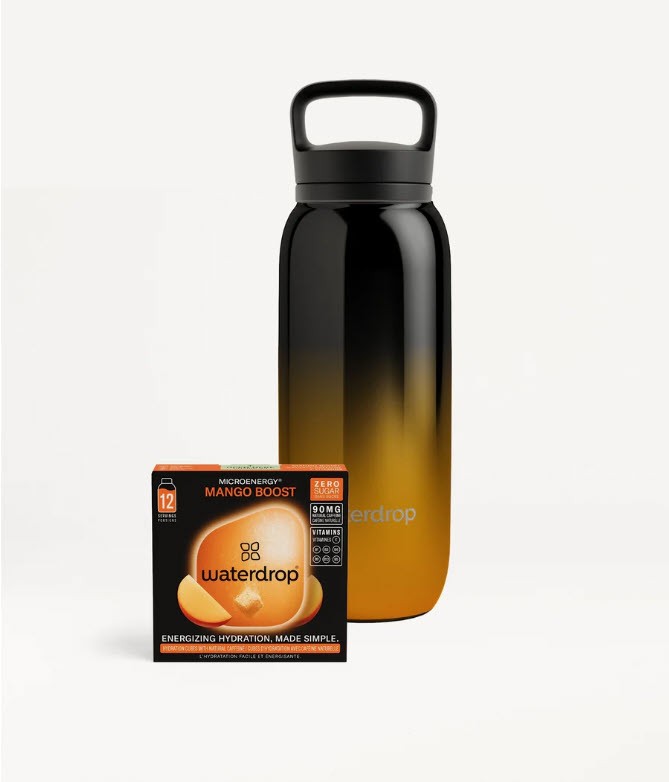 Waterdrop termosszal és italkockával egész nap hidratált lehetsz