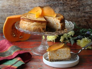 Nagyon könnyű sütőtökös sajttorta recept