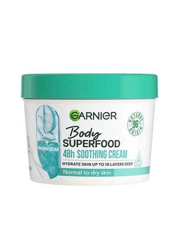 Body Superfood testápoló (Aloe) GARNIER 2699 Ft/380 ml (7,1 Ft/1 ml)