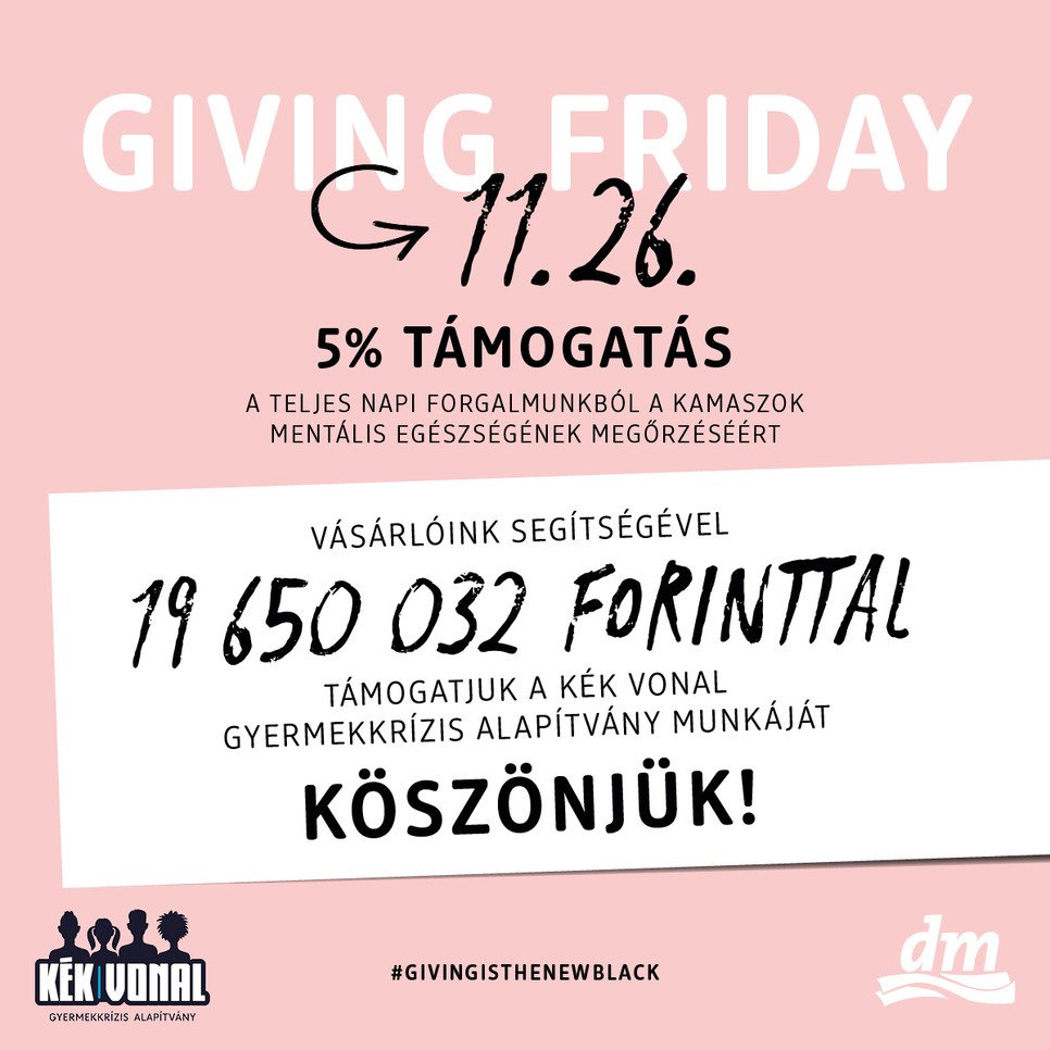 Kamaszok mentális egészségét segíti a dm és a Kék Vonal alapítvány