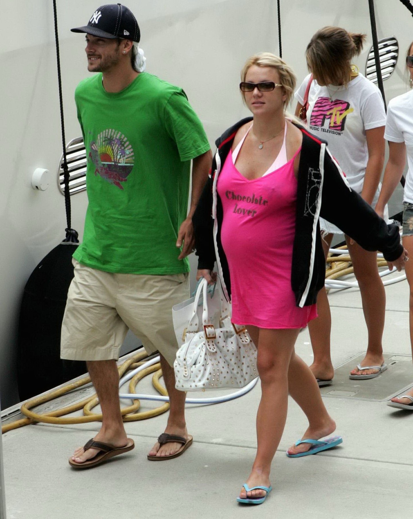 Britney 2005-ben terhes lett / Fotó: Northfoto