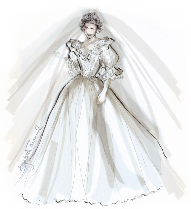 Így készültek Diana hercegné ruhái! Nyilvánosságra kerültek a fotók!