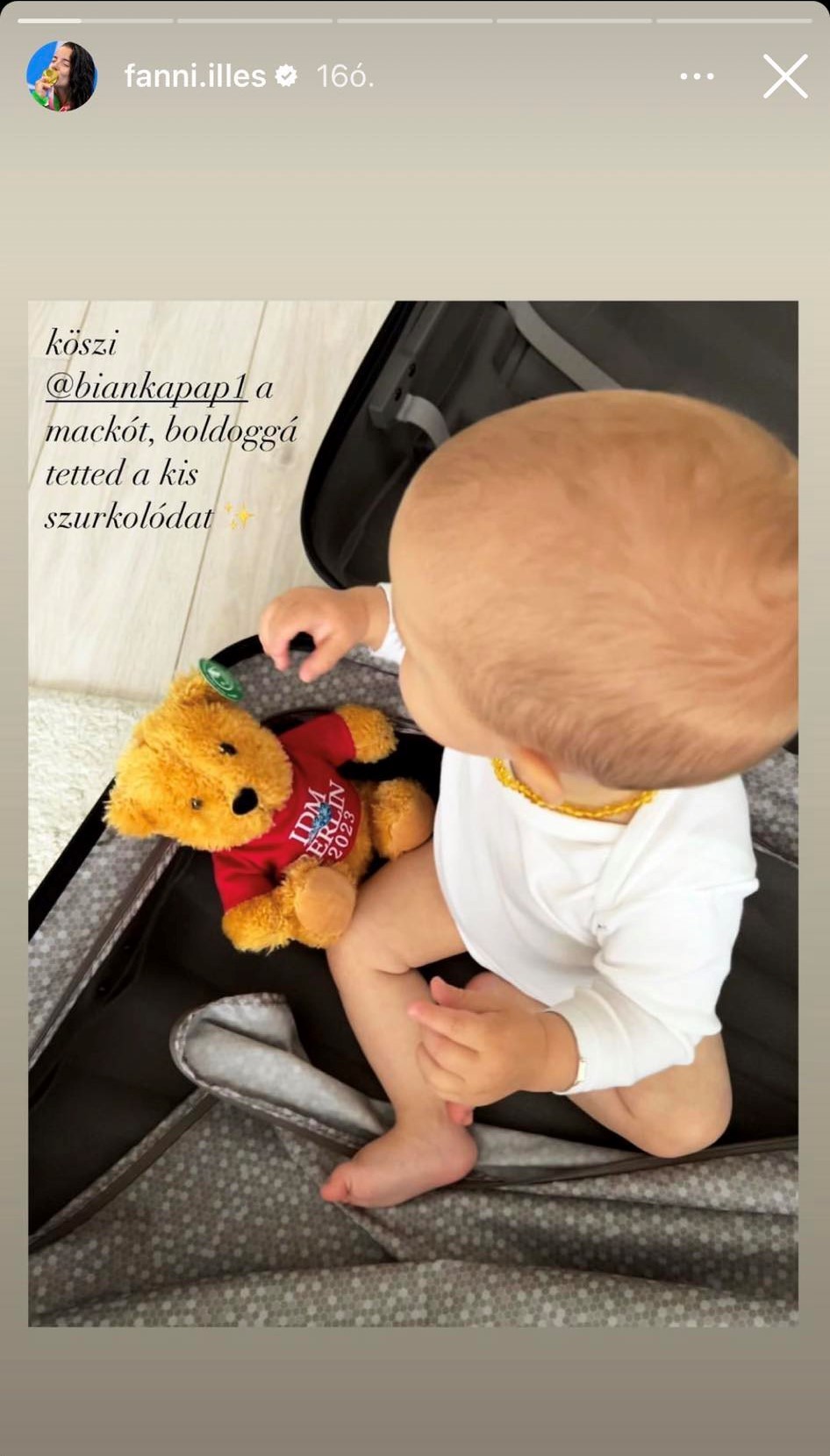 Illés Fanni babája a legaranyosabb dolog, amit ma látni fogsz