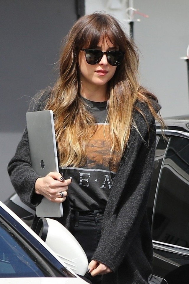 Dakota Johnson balayage