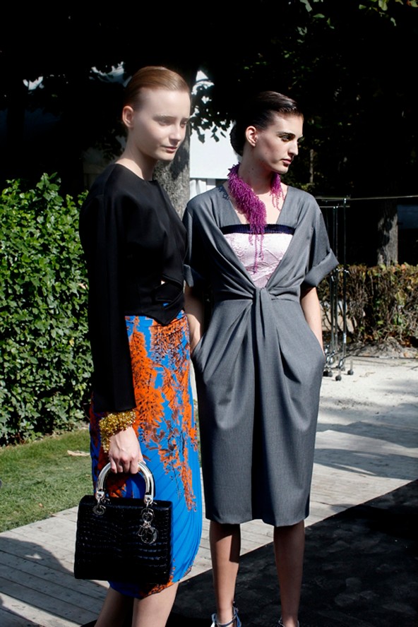 Franciska - Dior backstage