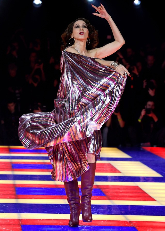 Pat Cleveland a Tommy Hilfiger kifutóján