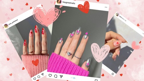 Ezek a Valentin-napi körmök azonnal romantikus hangulatba hoznak!
