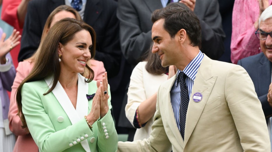Katalin hercegné és Roger Federer közel állnak egymáshoz