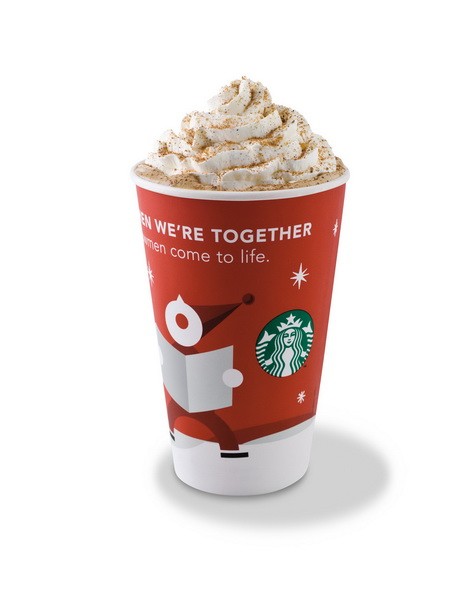 Gingerbread Latte - A gyömbér íze és illata elegyedik az eszpresszó kávéval és a tejhabbal. Tejszínhab és szerecsendió öntet koronázza meg.