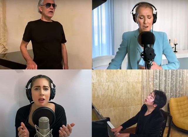 Ez gyönyörű! A legnagyobb sztárok adták elő közösen a The Prayer című dalt