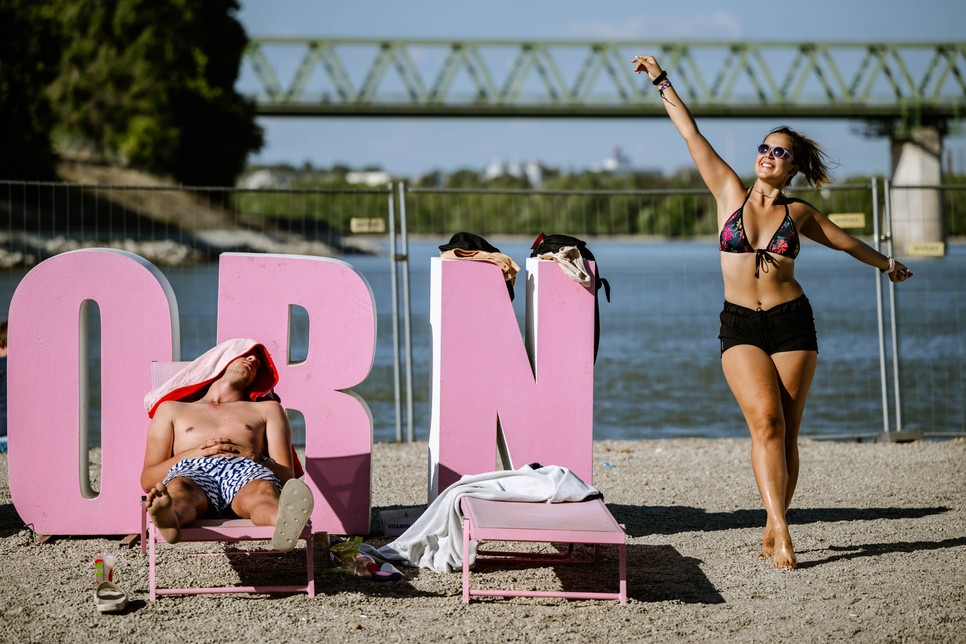 A Szigeten hűsölésre is van lehetőség