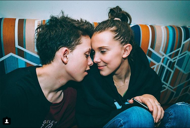 Millie Bobby Brown és Jacob Sartorius