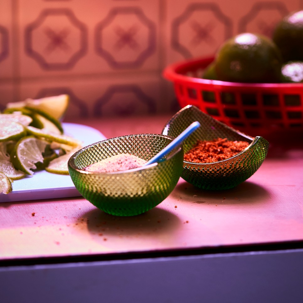 Liliana az ünneplés pillanatait vette alapul, néhány kiegészítő szorosan kapcsolódik ezekhez az eseményekhez. A lime-ra gondolt, ami szinte minden mexikói ételben és italban jelen van