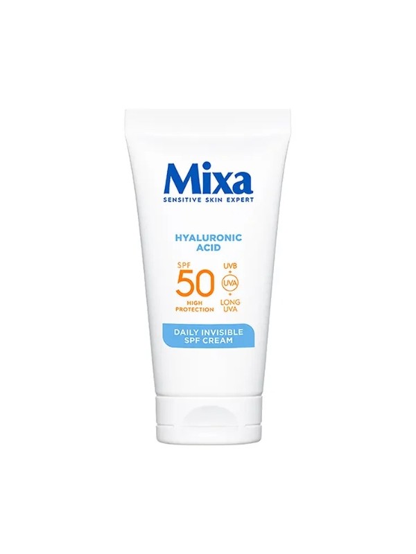 Hialuronsavas fényvédő arckrém MIXA 4839 Ft/50 ml (96,78 Ft/1 ml) a Rossmann üzleteiben és online, GLAMOUR kuponnal 30% kedvezménnyel 3387 Ft 