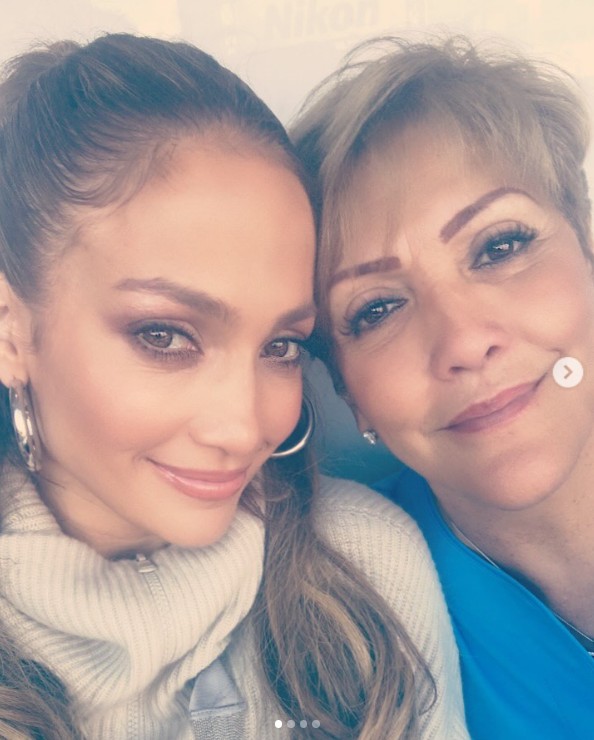 Jennifer Lopez és édesanyja, Guadalupe Rodríguez