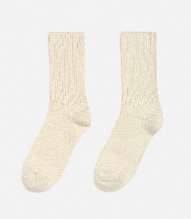 Fehér bordázott zokni OYSHO 1995 Ft