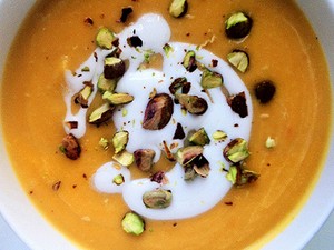 Gyömbéres sütőtök krémleves