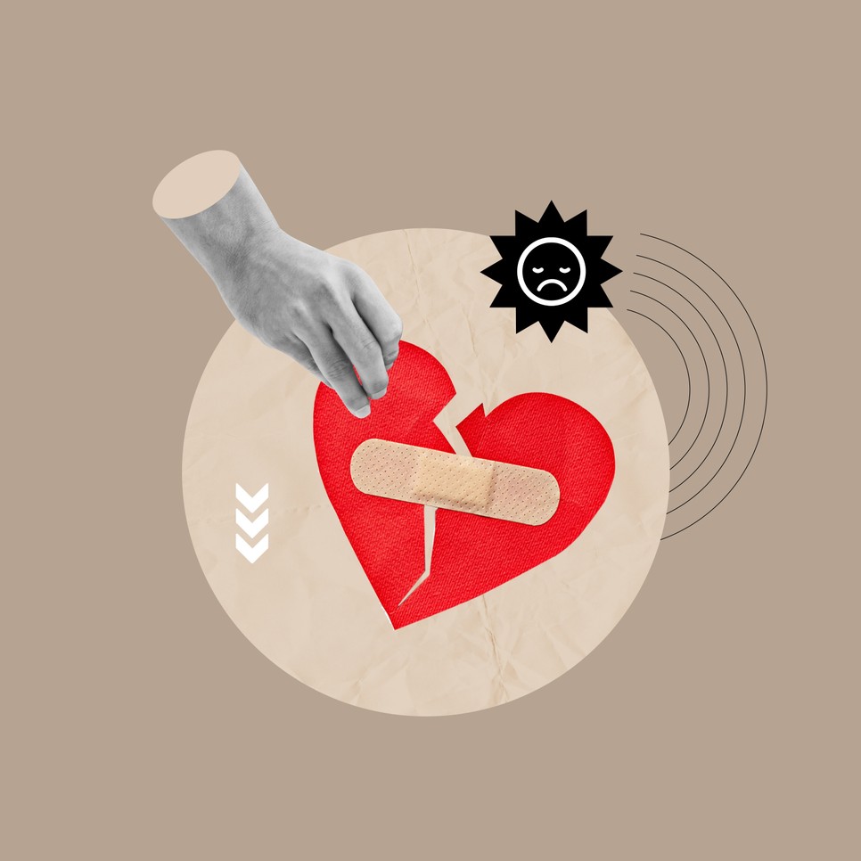 Egy szerelemi kapcsolat megszakadása komplex érzésekkel jár