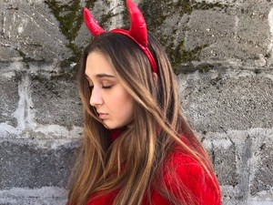 Bencze Blanka nagyon kreatív jelmezt választott halloweenre