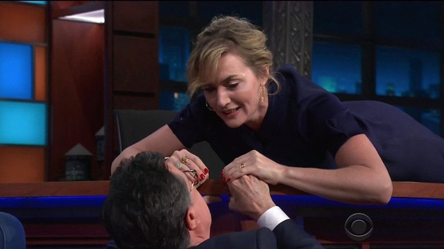 Kate Winslet Stephen Colbert Titanic