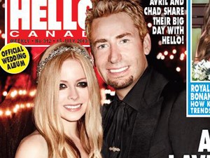 Még a csokor is fekete volt Avril Lavigne esküvőjén