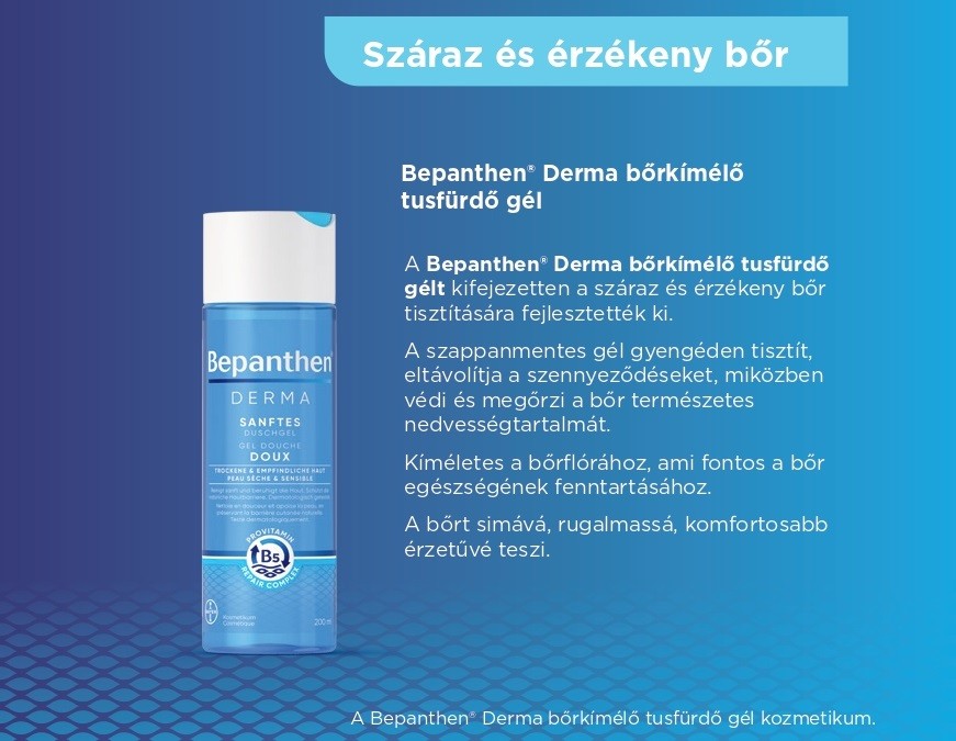 bőrkímélő tusfürdő