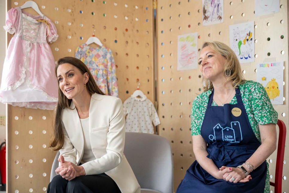 Katalin hercegné és a Little Village vezérigazgatója, Sophie Livingstone