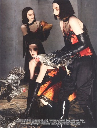 Axente Vanessa 24 oldala az olasz Vogue-ban