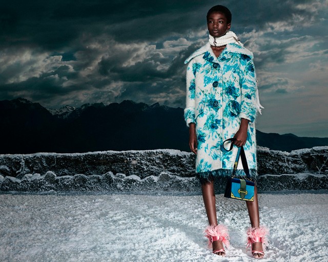 Imari Karanja a Prada kampányában